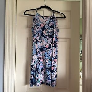 Lilly Pulitzer for Girl High Tide straps dress size XL PREOWNED!